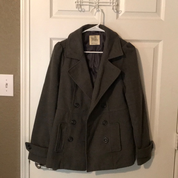 Gray Pea Coat - Picture 1 of 4